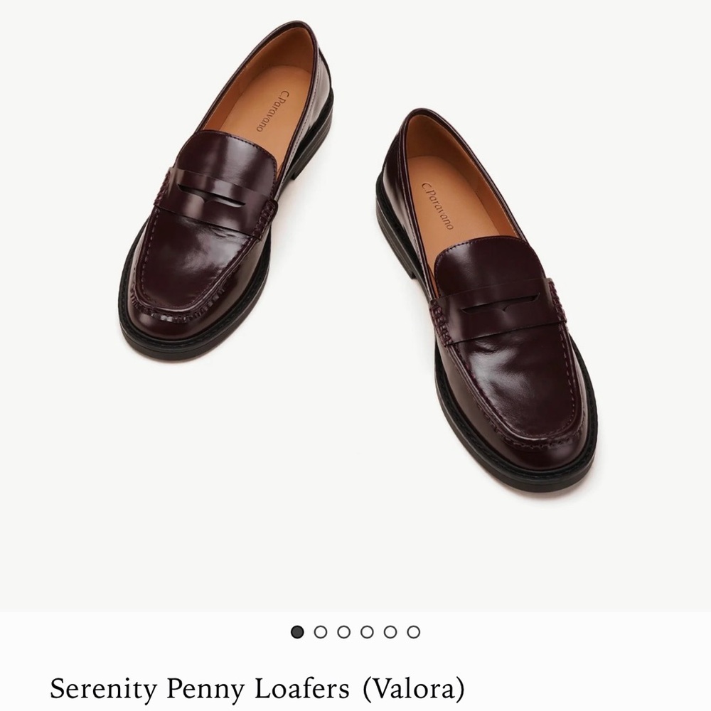 NWT C. Paravano Dark Burgundy Loafers